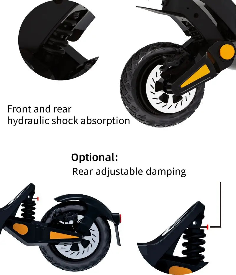 adult electric scooter, 1200W*2 motor,60v 23.4Ah,folding E-scooter, E-Mountain Scooter