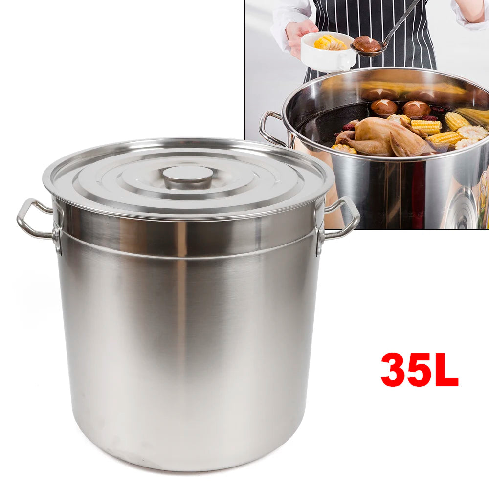 Large Capacity Stock Pot With Lid