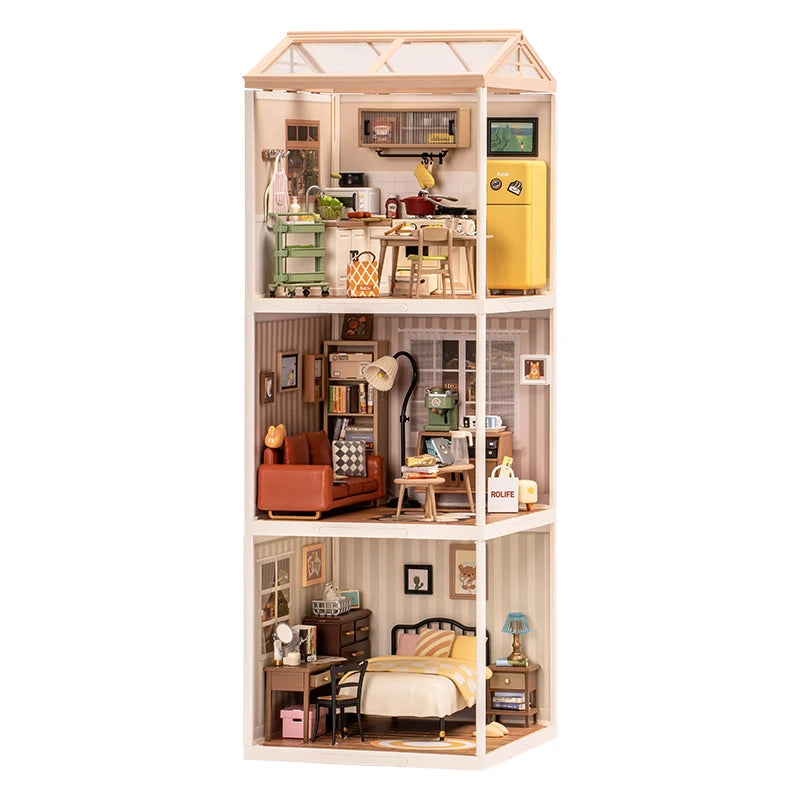 Plastic Toys 3D Puzzle Puzzle Cozy Living Lounge