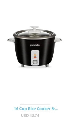 Cup Uncooked / 12-Cup Cooked Rice Cooker with Nonstick Inner Pot