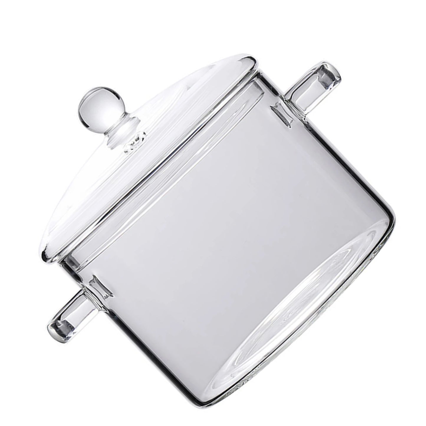 Glass Soup Pots Saucepan with Lid