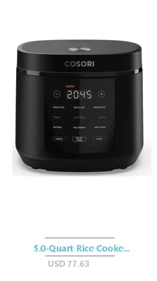 Cup Uncooked / 12-Cup Cooked Rice Cooker with Nonstick Inner Pot