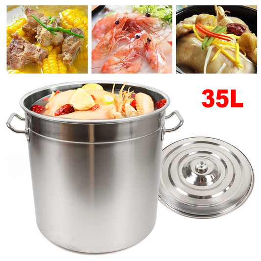 Large Capacity Stock Pot With Lid