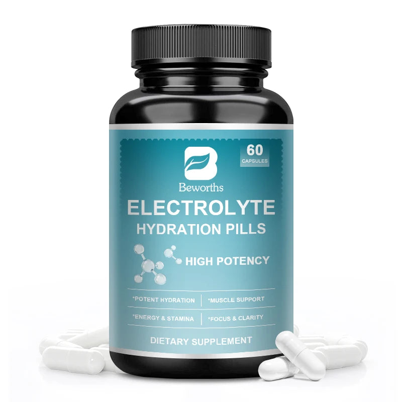 Electrolyte Capsules with Vitamin B6, Endurance Sports Nutrition