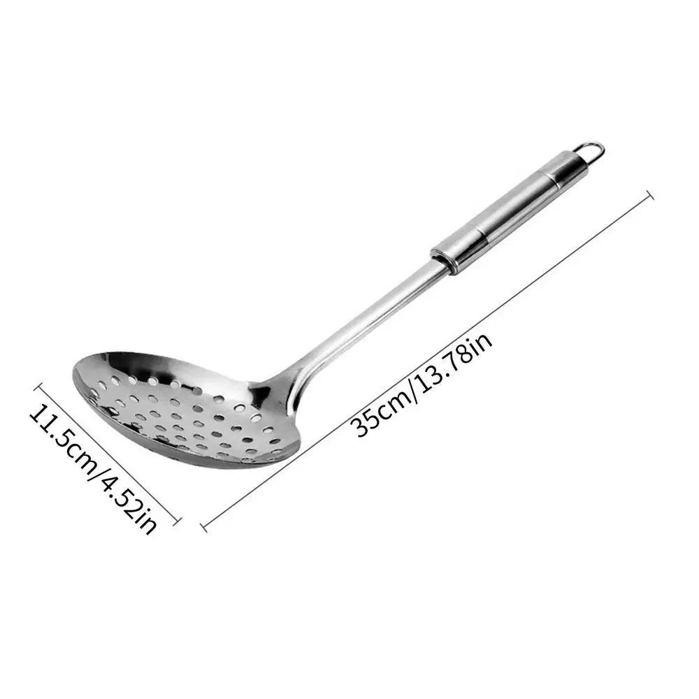Kitchen Utensils Wok Spatula Ladle Tool Set Stainless Steel Accessory Cookware Set