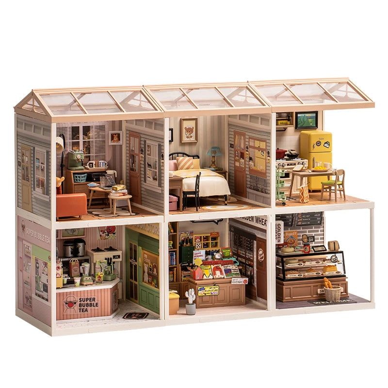 Plastic Toys 3D Puzzle Puzzle Cozy Living Lounge