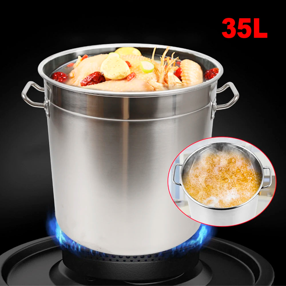 Large Capacity Stock Pot With Lid