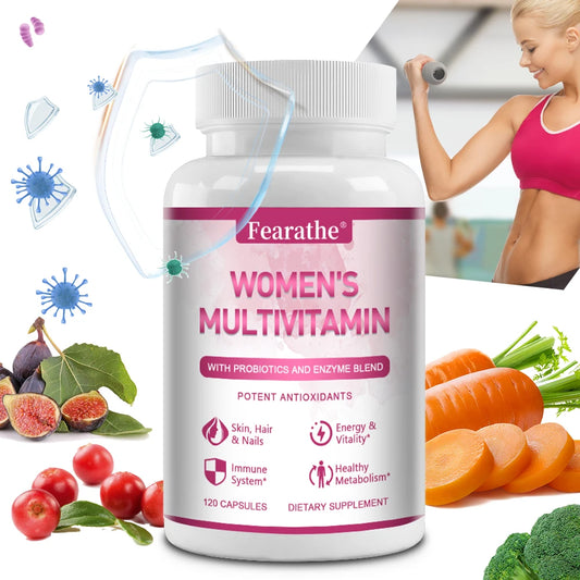 Women's Multivitamin Energy Supplement, Skin, Nails, Hair,