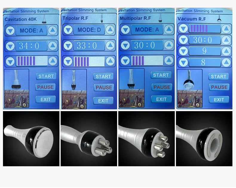 New 4 In 1 Ultrasonic Body Care Tool