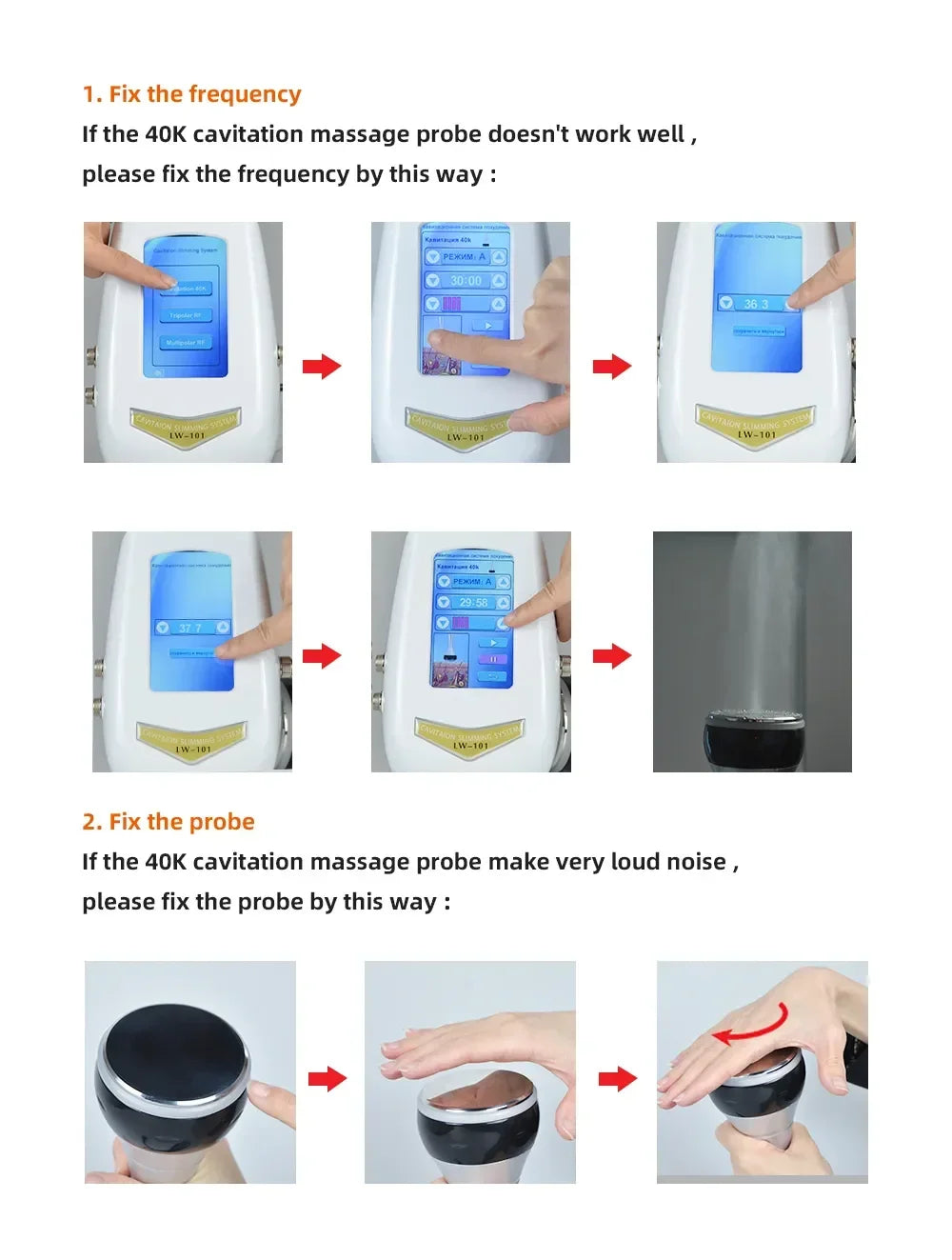 New 4 In 1 Ultrasonic Body Care Tool