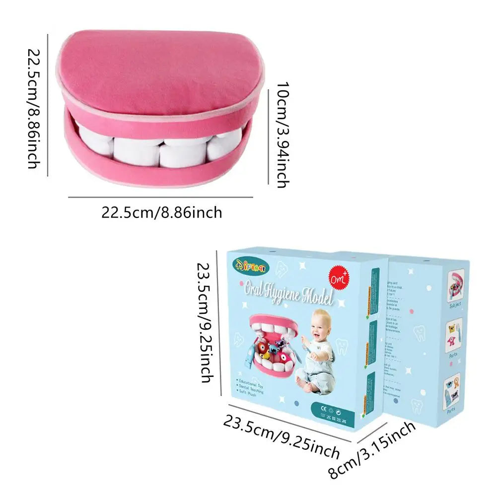 Dentist Toys for Preschool Educational Children Role Play Toys Teeth  Brushing Toys Cute Early Education Cartoon Tooth Brushin