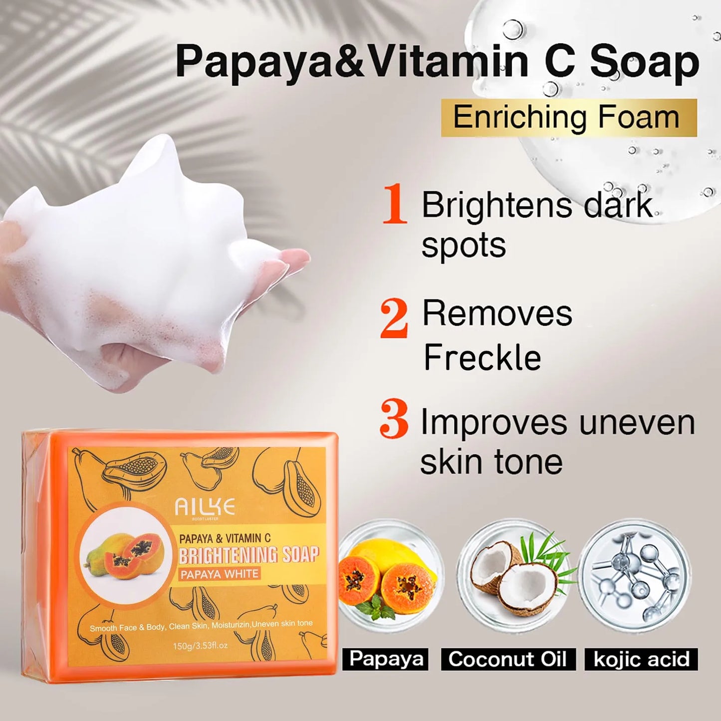 Multi Vitamin Whitening Body Lotion With Vitamins A,E,B3,B5, Increase Skin Radiance, Even Skin Tone, Moisturizer Cream