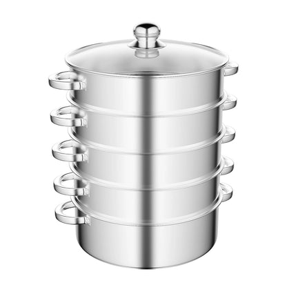 5 layer Stainless Steel Steam Cooker Steamer