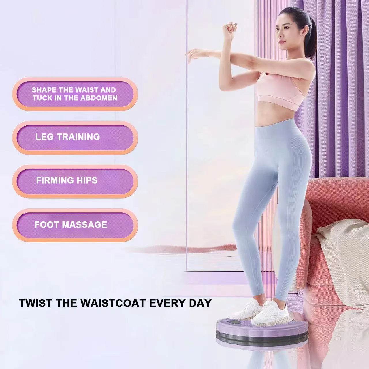 Waist Twisting Disc,  Body Trainer,  Lose Weight