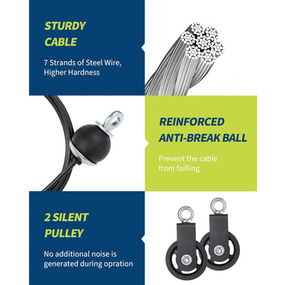 Pulley  System Attachments,  Arm Workouts  Equipment