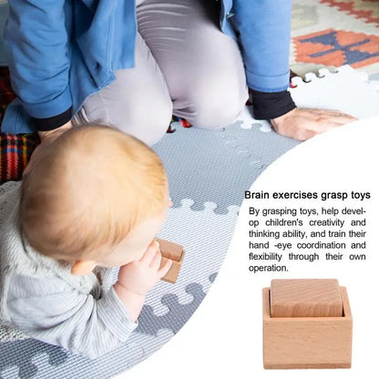 Baby Toys Wooden Interlocking Discs Learning Early Educational Toys For Children Kids Toddlers Easy Grip