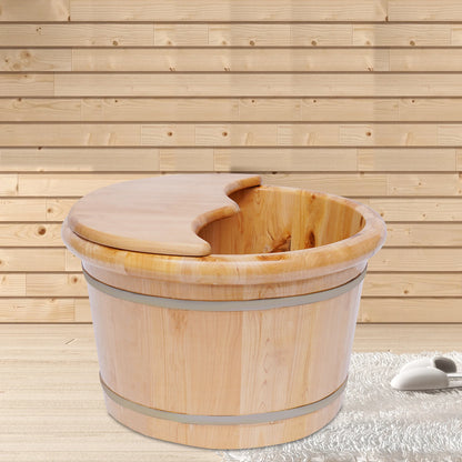 Wooden Foot Bath Massage Barrel