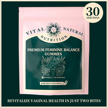 60 pieces of Vital Source Feminine Balance Gummies are selling well, caring for women preferred gift- Hawaiian Pineapple
