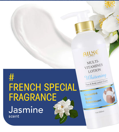 Multi Vitamin Whitening Body Lotion With Vitamins A,E,B3,B5, Increase Skin Radiance, Even Skin Tone, Moisturizer Cream