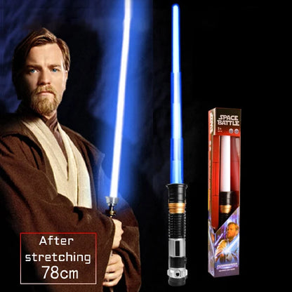 Lightsaber Toys for Children Saber Sword Luminous Plastic RGB Sword Cosplay Light Outdoor Wars Stick Sword Toys for Kids