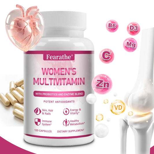 Women's Multivitamin  Energy Supplement, Skin, Nails, Hair,