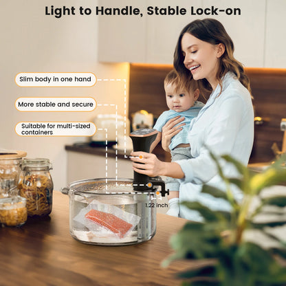 BLIITZHOME Slow Cooker IPX7 Waterproof WiFi Connectivity Versatile Cooking Food Preparation Appliance for kitchen Cooking