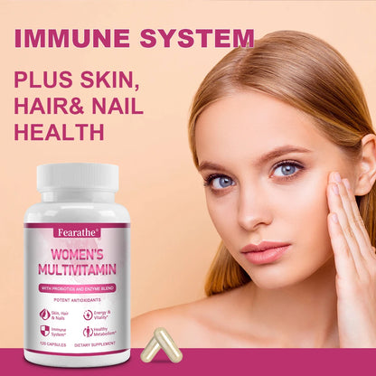 Women's Multivitamin  Energy Supplement, Skin, Nails, Hair,