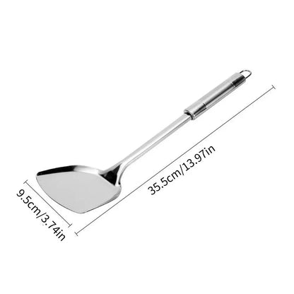 Kitchen Utensils Wok Spatula Ladle Tool Set  Stainless Steel Accessory Cookware  Set