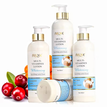 Multi Vitamin Whitening Body Lotion With Vitamins A,E,B3,B5, Increase Skin Radiance, Even Skin Tone, Moisturizer Cream