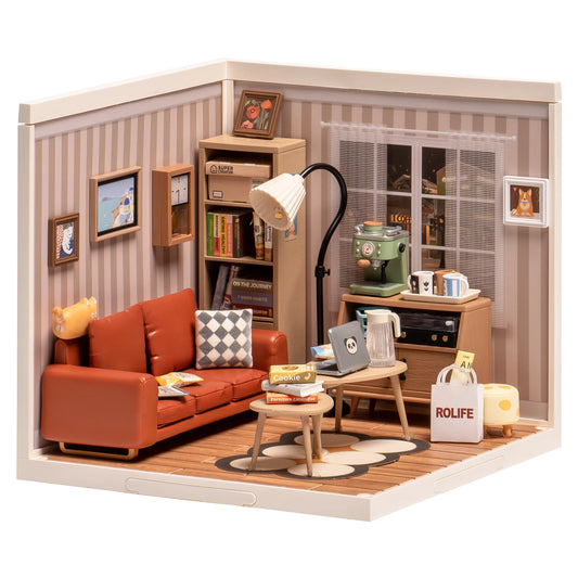 Plastic Toys 3D Puzzle Puzzle  Cozy Living Lounge