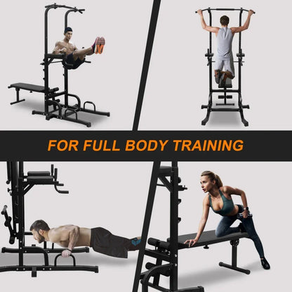 PBench Pull Up Bar Stand Adjustable Height Heavy Duty Multi-Function Fitness Training Equipment