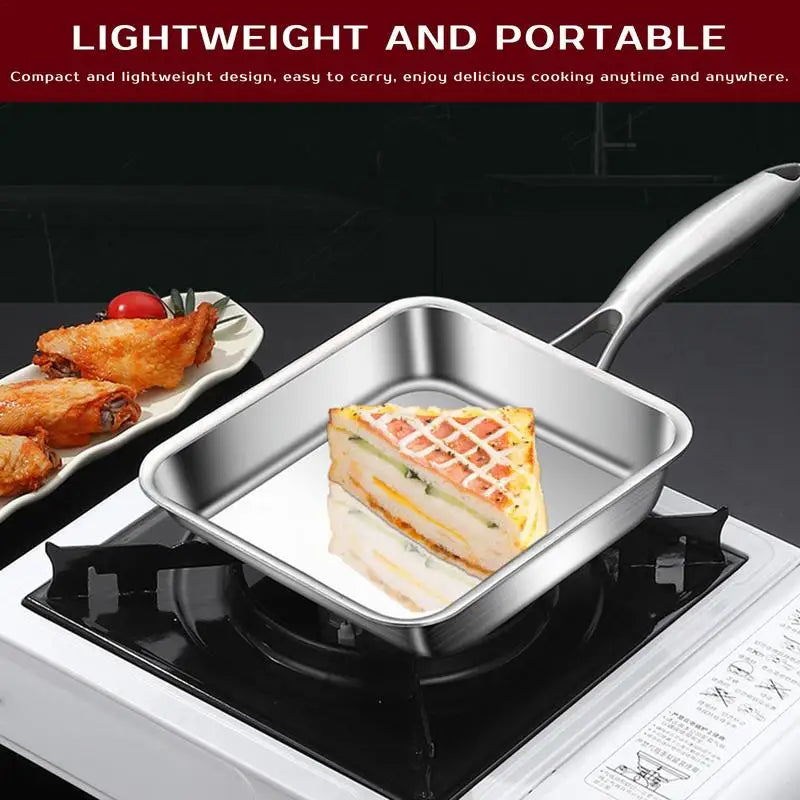 Non Stick,  Deep Iron Skillet,