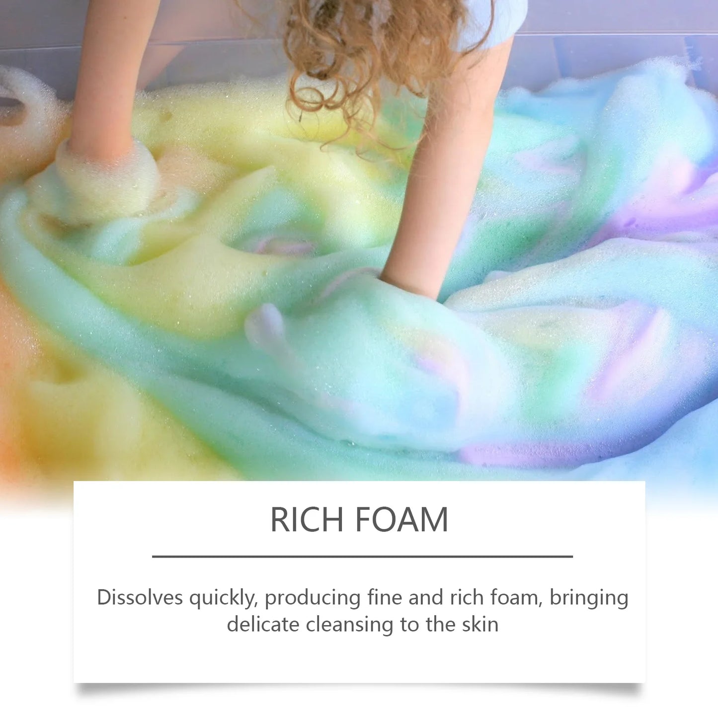 Bubble Salt Bath Ball Fragrance Moisturize Nourish Skin