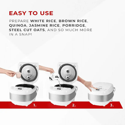 Cup Uncooked / 12-Cup Cooked  Rice Cooker with Nonstick Inner Pot