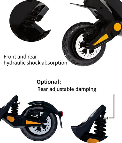 adult electric scooter, 1200W*2 motor,60v 23.4Ah,folding E-scooter, E-Mountain Scooter