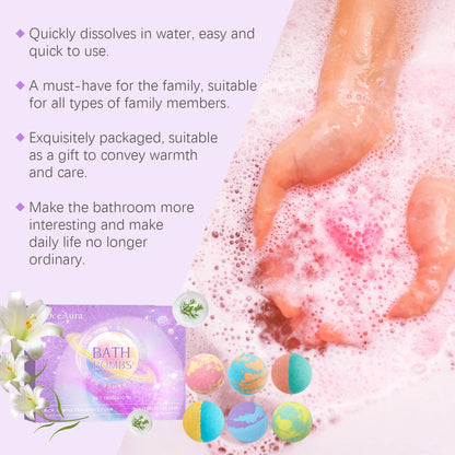 Bubble Salt Bath Ball Fragrance Moisturize Nourish Skin