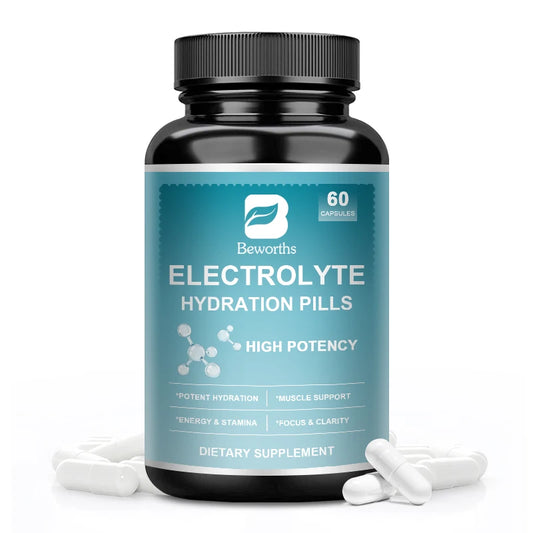 Electrolyte Capsules with Vitamin B6,  Endurance Sports Nutrition