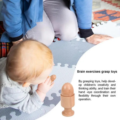 Baby Toys Wooden Interlocking Discs Learning Early Educational Toys For Children Kids Toddlers Easy Grip