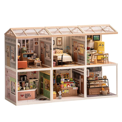 Plastic Toys 3D Puzzle Puzzle  Cozy Living Lounge