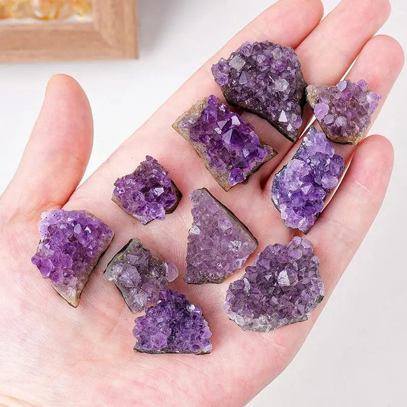 Amethyst Cluster Meditation Crystals And Stones Natural Amethyst Crystal Clusters Deep Purple Crystals Stylish & Meditation Raw