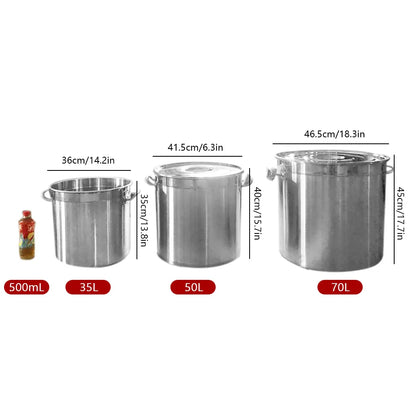 Large Capacity Stock Pot With Lid