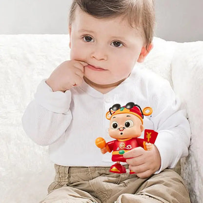 Musical Dancing Robot Toy Interactive Early Learning Walking Singing Moving Toys Electric Light Music Cute Dancing Dance Robot